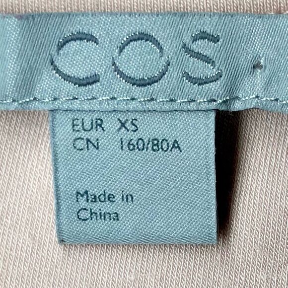 COS Shift Dress with Silk Overlay in Blush Pink Women’s S - Picture 3 of 4